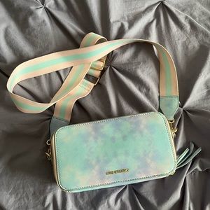 Like Dreams Pink and Blue Crossbody Bag